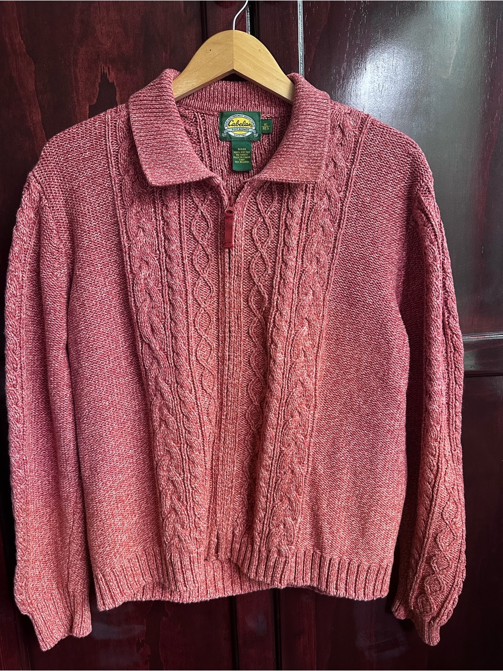 Cabela's Cable Knit Full Zip Cardigan